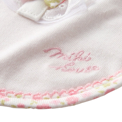 Ribbon and Lace Bib - MIKI HOUSE USA