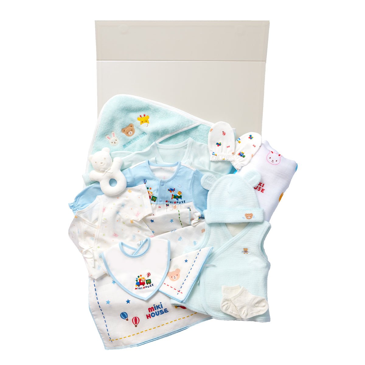 Baby Starter Kit (Blue) with FREE Baby Club Membership - MIKI HOUSE USA