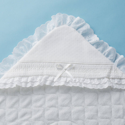 Silky Jacquard Baby Blanket - MIKI HOUSE USA