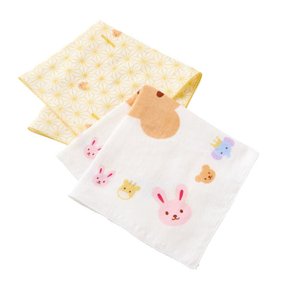 Gauze Handkerchief Set of Two - MIKI HOUSE USA