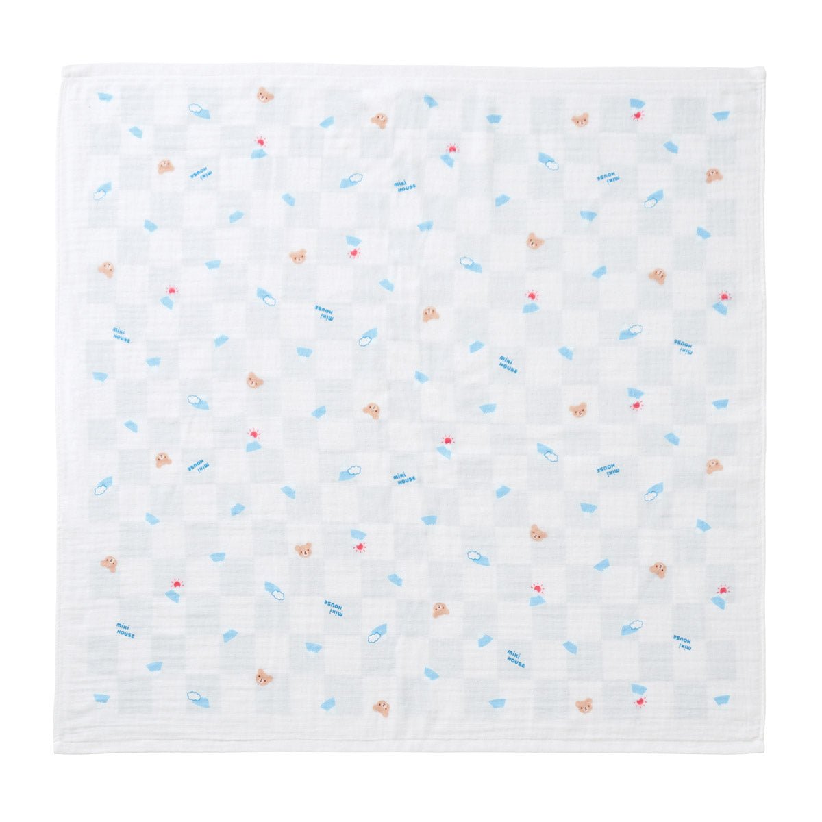 Gauze Pile Hybrid Bath Towel (UV Protection) - MIKI HOUSE USA