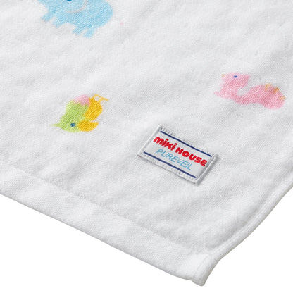 Zoo Animal Bath Towel - MIKI HOUSE USA