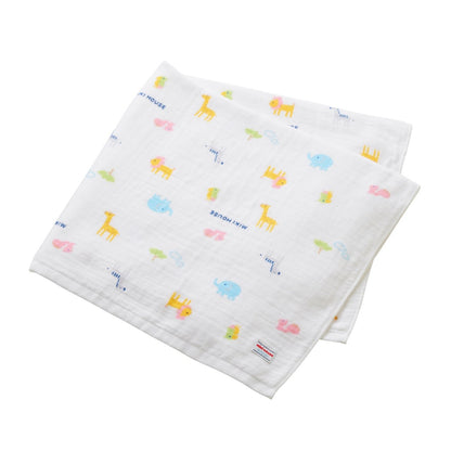 Zoo Animal Bath Towel - MIKI HOUSE USA