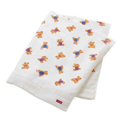 Teddy Bear Towel Blanket - MIKI HOUSE USA