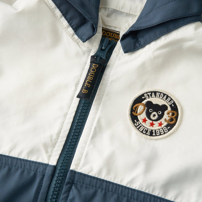 D-Basic Colorblock Windbreaker (UV Protection) - MIKI HOUSE USA