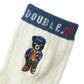 Embroidery DOUBLE_B Crew Socks - MIKI HOUSE USA