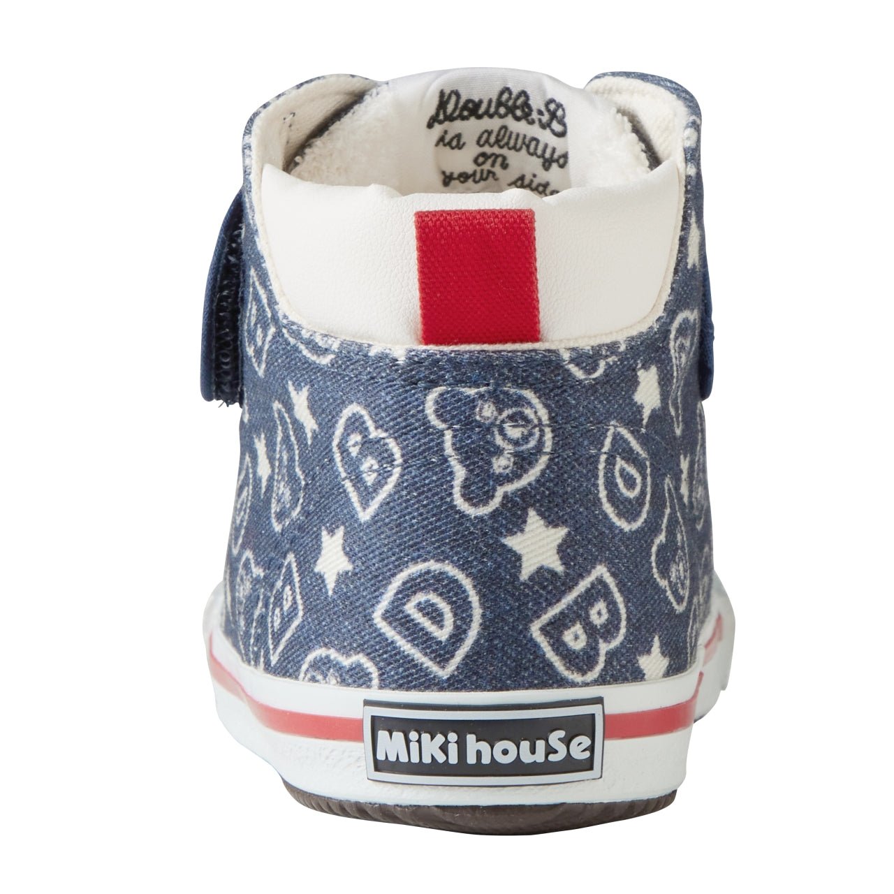 Confetti Denim Star Velcro Sneaker 3439 – Laced Shoe Inc