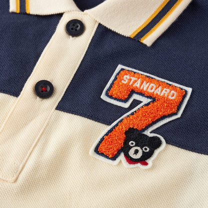 DOUBLE_B Varsity Polo Shirt - MIKI HOUSE USA