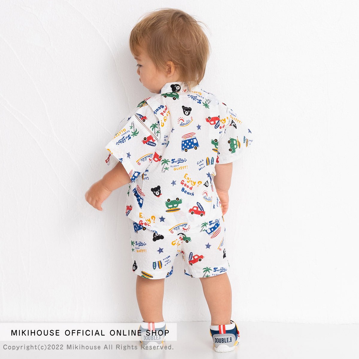 Two-Piece Kimono Jinbei - Surf’s Up! - MIKI HOUSE USA