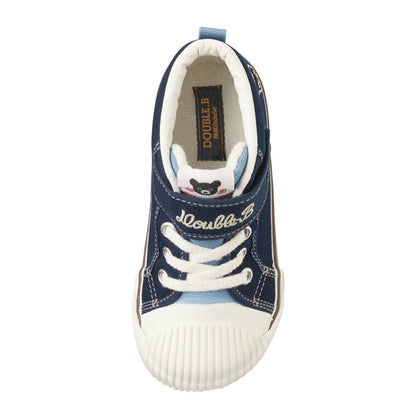 DOUBLE_B Oxford-Meets-Texture Sneakers for Kids - MIKI HOUSE USA
