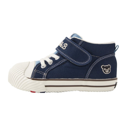 DOUBLE_B Oxford-Meets-Texture Sneakers for Kids - MIKI HOUSE USA