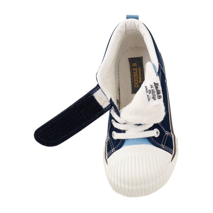 DOUBLE_B Oxford-Meets-Texture Sneakers for Kids - MIKI HOUSE USA