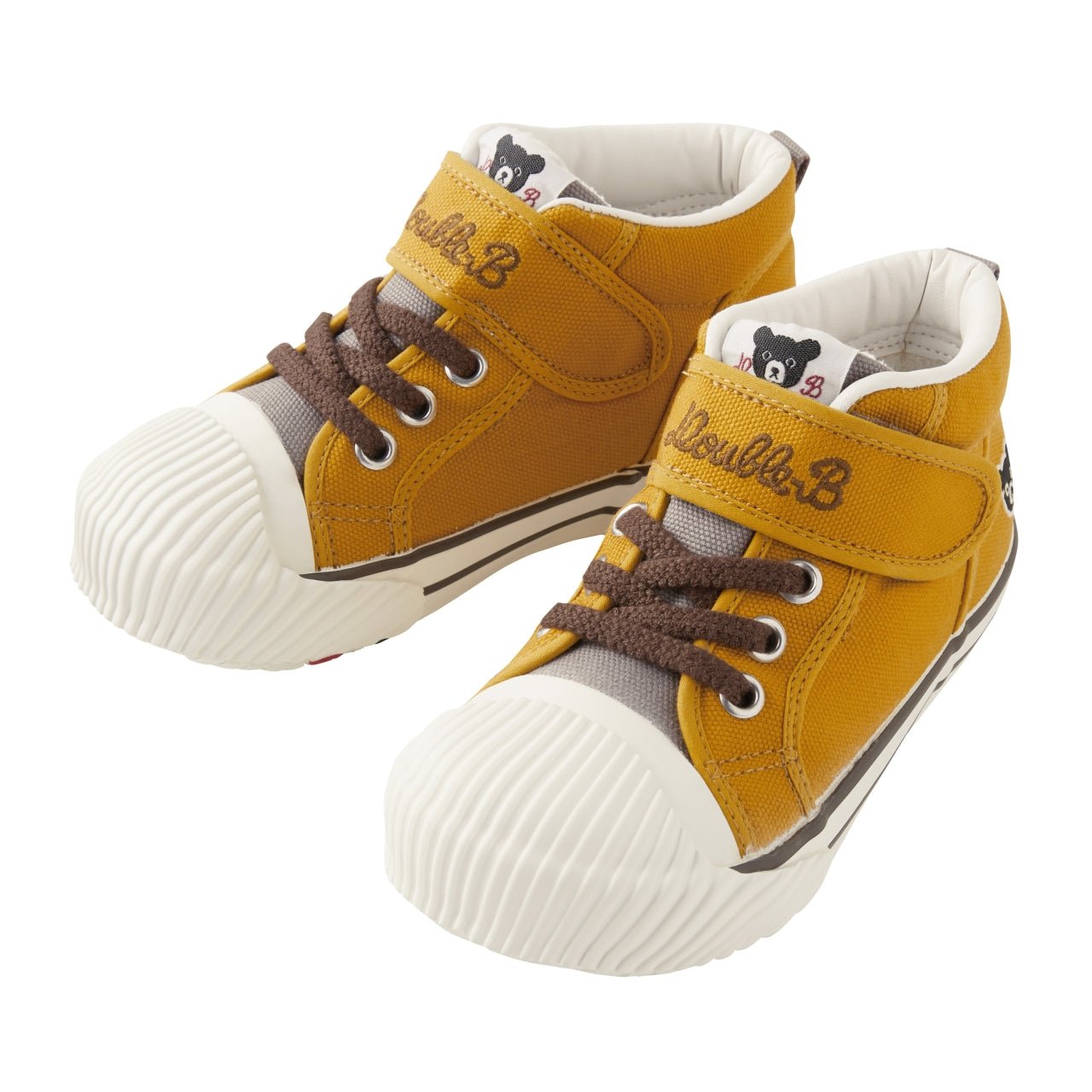 DOUBLE_B Oxford-Meets-Texture Sneakers for Kids - MIKI HOUSE USA