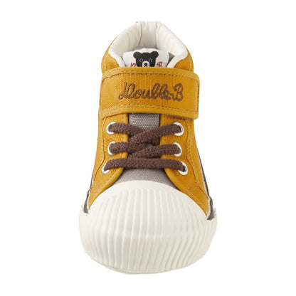 DOUBLE_B Oxford-Meets-Texture Sneakers for Kids - MIKI HOUSE USA