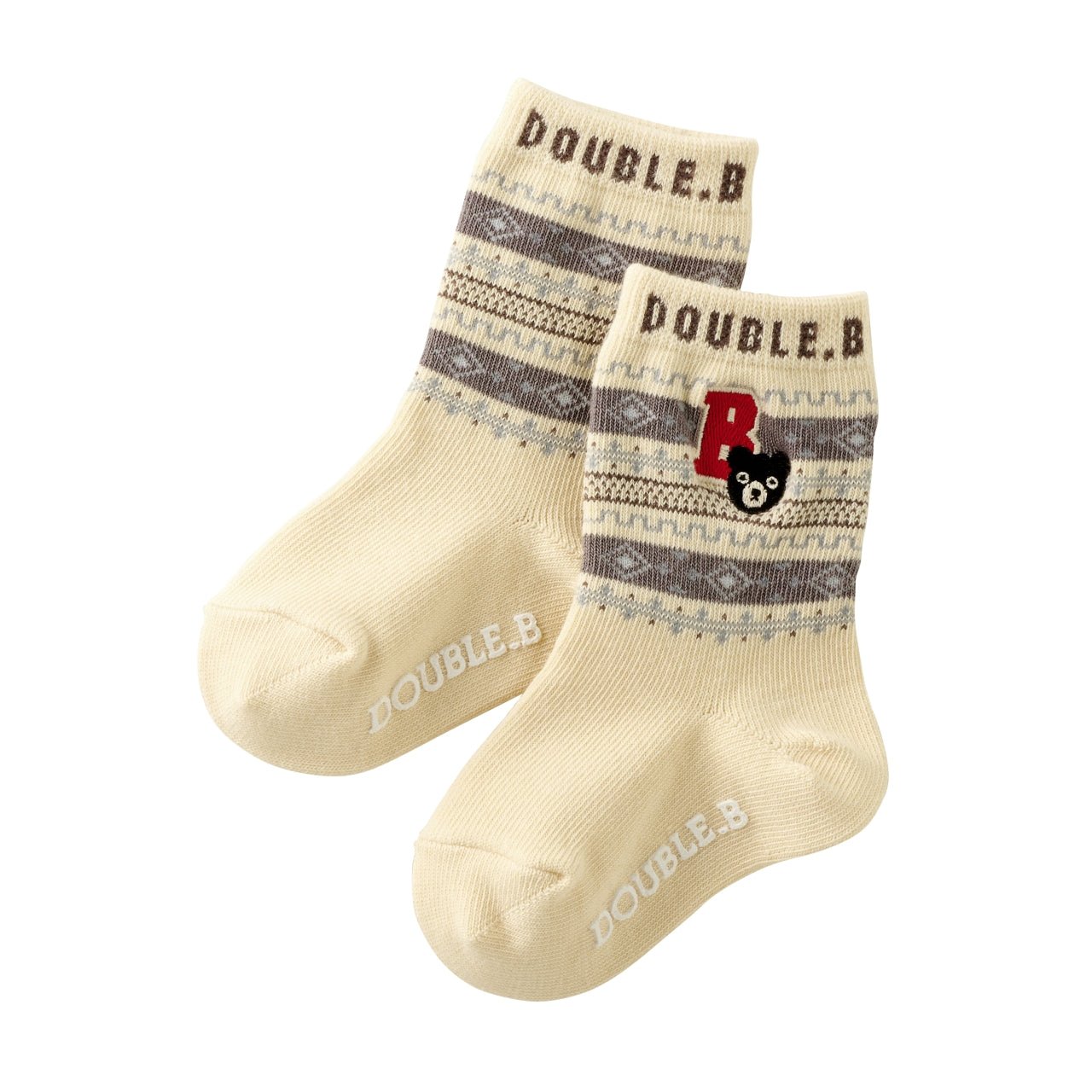 DOUBLE_B Nordic Socks - MIKI HOUSE USA