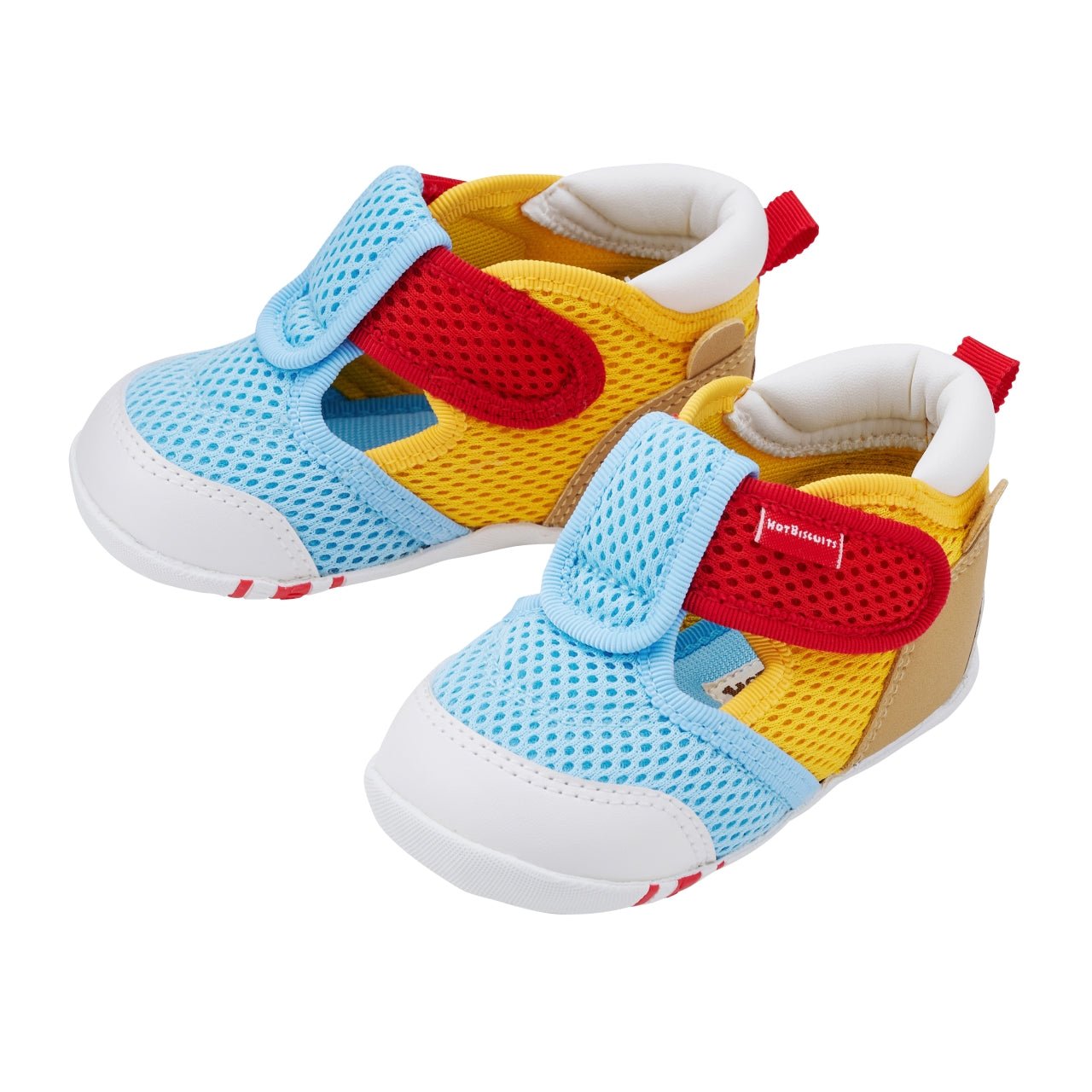 Double Russell First Walker Shoes - Summer Splash - MIKI HOUSE USA