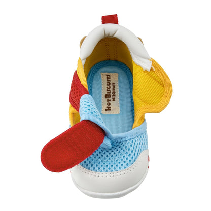 Double Russell First Walker Shoes - Summer Splash - MIKI HOUSE USA
