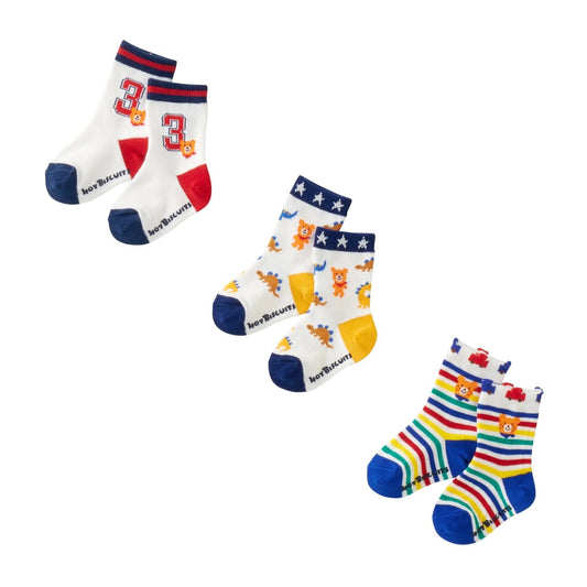 3-Pack Socks (Long) - MIKI HOUSE USA