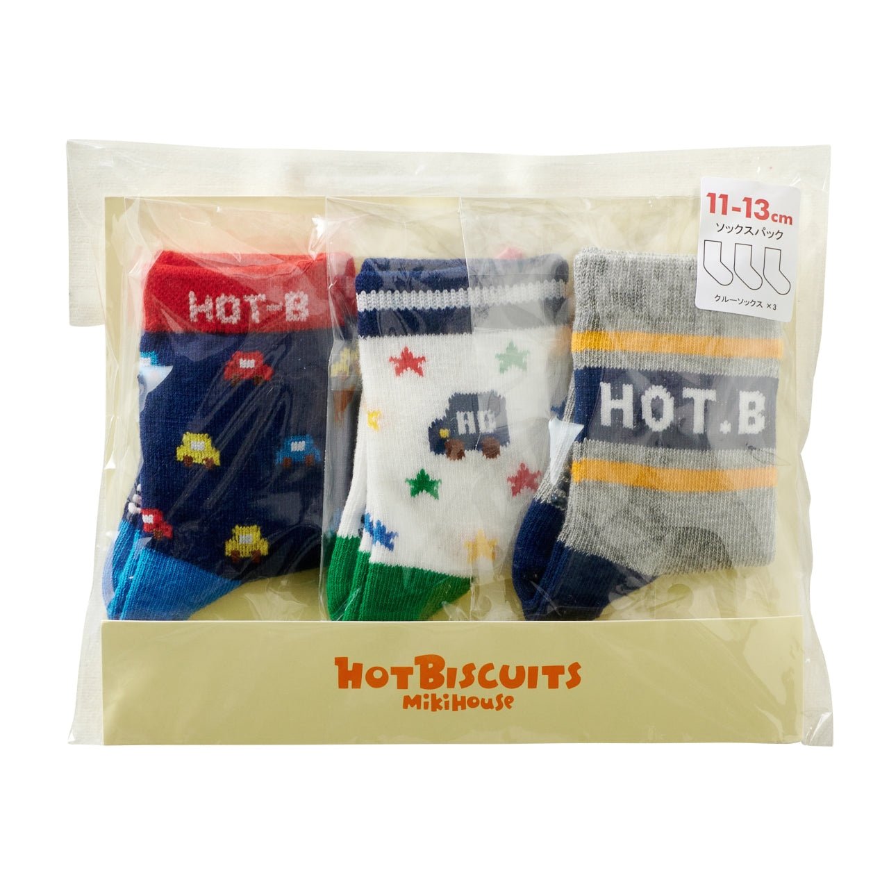 3-Pack Socks (Long) - MIKI HOUSE USA