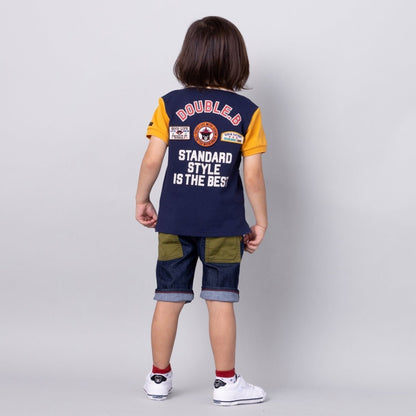 DOUBLE_B Varsity Polo Shirt - MIKI HOUSE USA