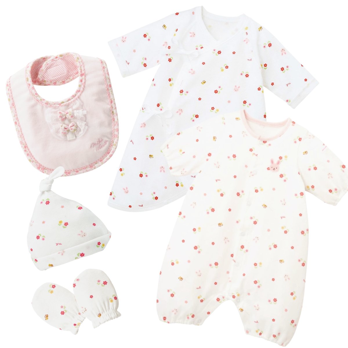 Floral Delight Baby Gift Set - MIKI HOUSE USA